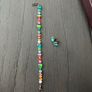 Sorrelli bracelet and earrings